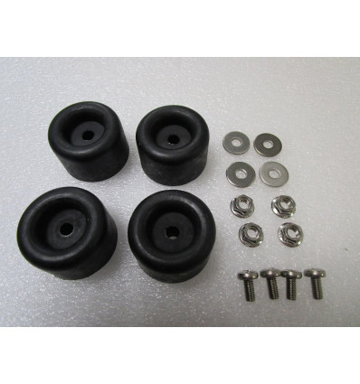 pied four mini H 25mm (paquet de 4)