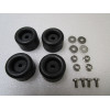 pied four mini H 25mm (paquet de 4)