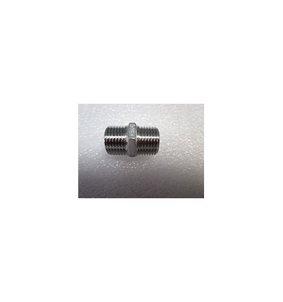 Fitting, 1/2"/1/2", MS, SS