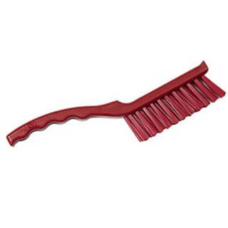 Brosse rouge poils durs