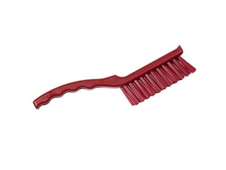Brosse rouge poils durs