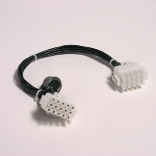 Cable alimentation 15 broches computeur connecteur blanc de chaque coté