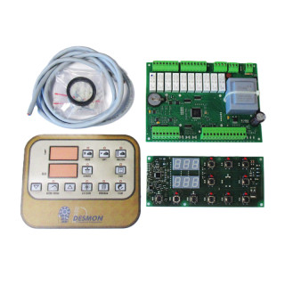 Platine de commande+platine relais + plastron + connectique GBF