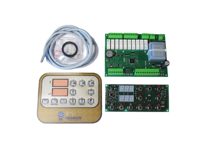 Platine de commande+platine relais + plastron + connectique GBF