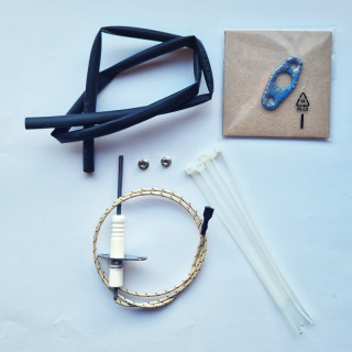 Bougie détection de flamme OGS/OGB avec accessoires de fixation (anc ref CM601508)