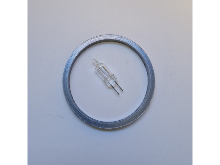 Halogen Light Bulb with seal, circular