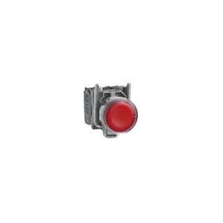 bouton pousoir lumineux rouge